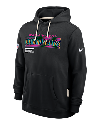 Мужское худи Washington Commanders Crucial Catch Sideline Nike Dri-FIT NFL Pullover Hoodie