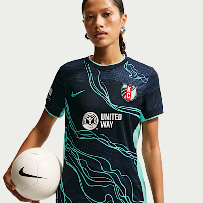 Kansas City Current Stadium Away Women's Nike Dri-FIT NWSL Replica Jersey from Nike - $100