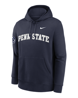 Мужское худи Penn State Sideline Club Nike College Pullover Hoodie