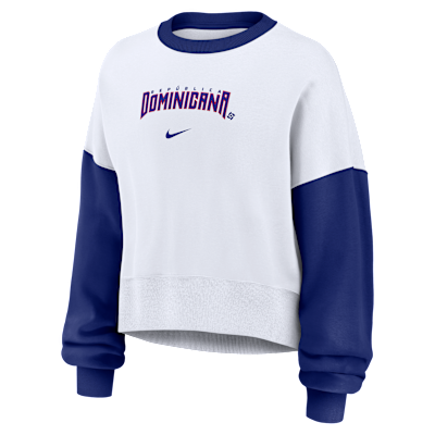 Dominican Republic National Baseball Team 2026 World Baseball Classic Women's Nike Pullover Crew