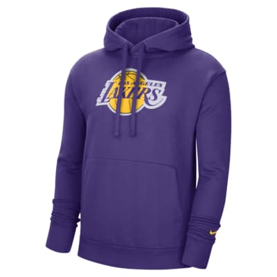 Los Angeles Lakers Essential Men's Nike NBA Pullover Hoodie. Nike MA