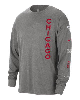 Мужская футболка Chicago Bulls 2023/24 City Edition Nike NBA Max90 Long-Sleeve