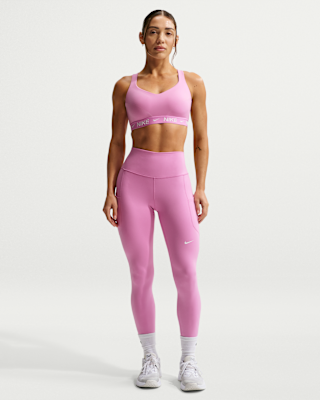 Женские тайтсы Nike One High-Waisted 7/8 Leggings with Pockets