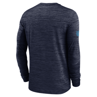 Tennessee Titans Sideline Team Issue Velocity Men's Nike Dri-FIT NFL Long-Sleeve T-Shirt
