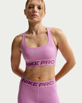 Женские  Nike Pro Light-Support Non-Padded Sports Bra