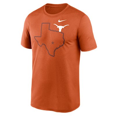 Playera universitaria Nike Dri-FIT para hombre Texas Campus Legend Shadow Logo