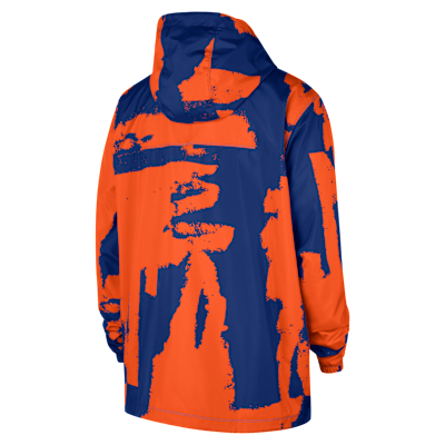 New York Knicks Courtside Men's Nike NBA Club Woven Full-Zip Jacket