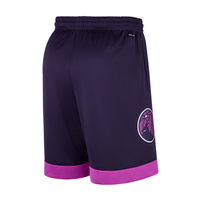Shorts de alero polivalente de la NBA para hombre Nike Dri-FIT de los Minnesota Timberwolves de la colección City Edition