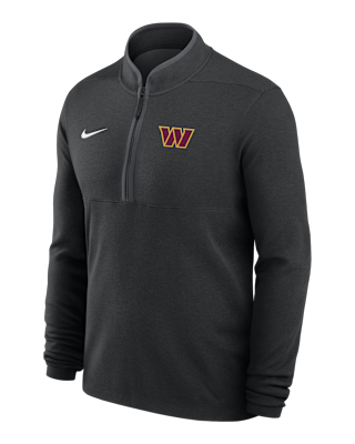 Мужские  Washington Commanders Logo Victory Nike Dri-FIT NFL 1/2-Zip Long-Sleeve Top