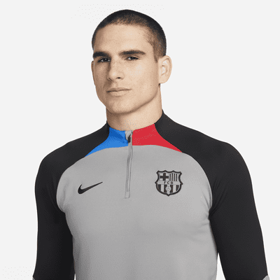 FC Barcelona Strike Men's Nike Dri-FIT Knit Soccer Drill Top