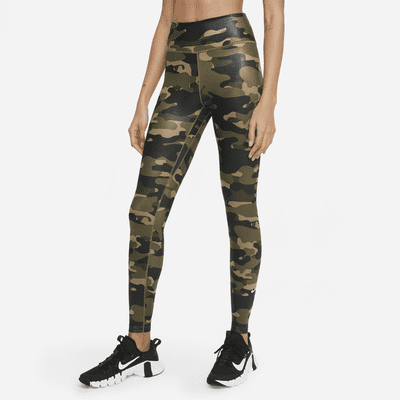 Camel Brown Camouflage Ankle Length Athletic Leggings for Women – Laasa  Sports