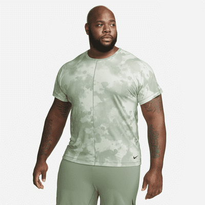 Nike Dri-FIT Men's Allover Print Short-Sleeve Yoga Top