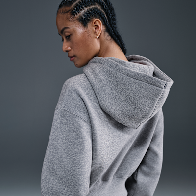 Sweat à capuche et zip court et ample Nike Sportswear Phoenix Fleece pour femme