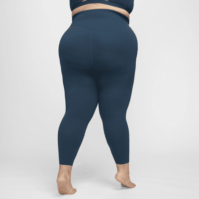 Leggings de cintura alta de 7/8 de baja sujeción para mujer Nike Zenvy (talla grande)