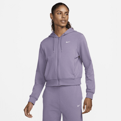 Nike Dri-FIT One 女款全長式拉鍊法國毛圈布連帽上衣