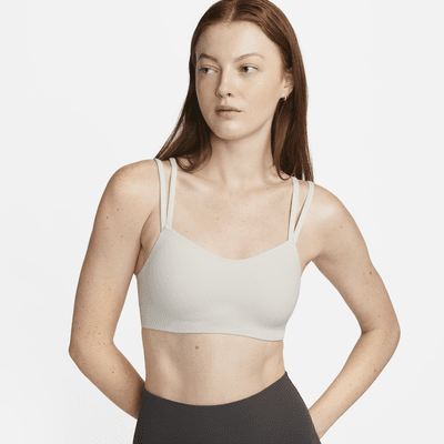 Bra deportivo de baja sujeción con almohadilla para mujer Nike Zenvy Strappy