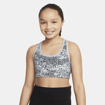 Nike Swoosh Big Kids' (Girls') Reversible Sports Bra (Extended Size). Nike .com