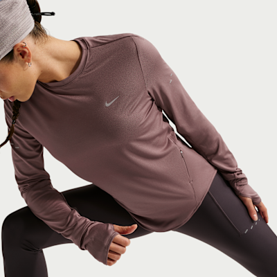 Nike Swift Women's Dri-FIT UV Long-Sleeve Crew-Neck Running Top
