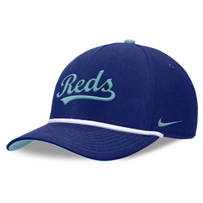 Gorra Nike de la MLB ajustable para hombre Cincinnati Reds Rise