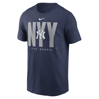 Playera Nike de la MLB para hombre New York Yankees Team Scoreboard