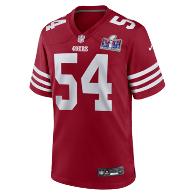 Fred Warner San Francisco 49ers Super Bowl LVIII Men's Nike NFL Game ...