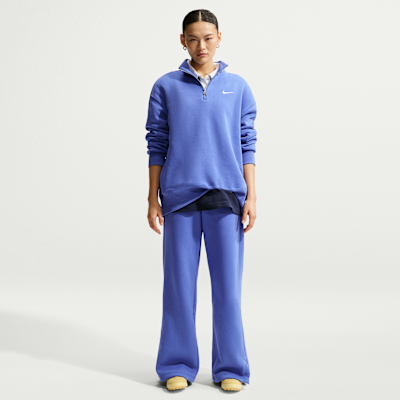 Sudadera oversized con cierre de 1/4 para mujer Nike Sportswear Phoenix Fleece