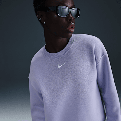 Nike Sportswear Phoenix Fleece Sudadera oversized de cuello redondo para mujer