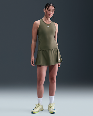 Женская юбка Nike Victory Dri-FIT Short Flouncy Tennis Skirt для тенниса