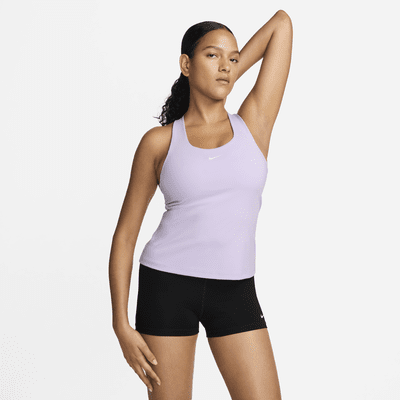 Camiseta de tirantes con bra deportivo con almohadilla de media sujeción para mujer Nike Swoosh