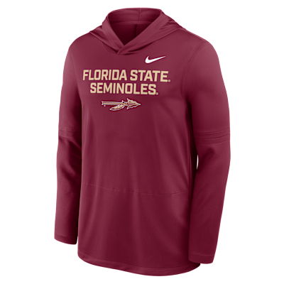 Florida State Sideline Men's Nike Dri-FIT College Long-Sleeve Hooded Top