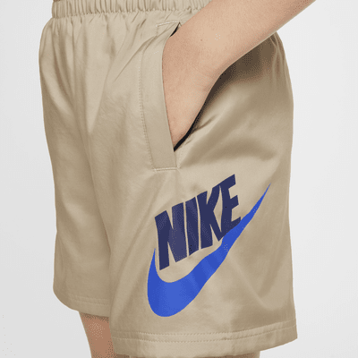 กางเกงขาสั้นแบบทอเด็กโต Nike Sportswear