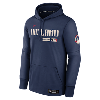 Cleveland Guardians Authentic Collection City Connect Men's Nike Therma MLB Pullover Hoodie from Nike - $100