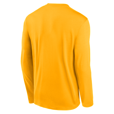 Playera universitaria de manga larga Nike Dri-FIT para hombre Iowa Courtside Basketball Shootaround Legend