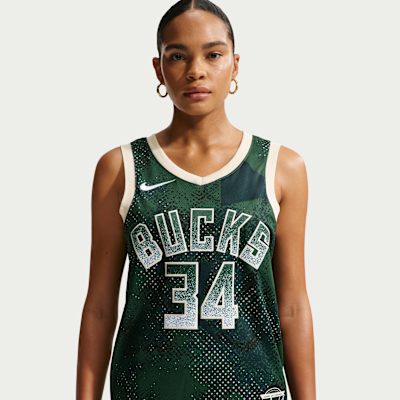 ヤニス アデトクンボ ミルウォーキー バックス 2025/26 セレクト シリーズ メンズ ナイキ Dri-FIT NBA スウィングマン ジャージー