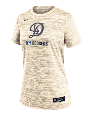 Женская футболка Los Angeles Dodgers Authentic Collection City Connect Velocity Nike Dri-FIT MLB