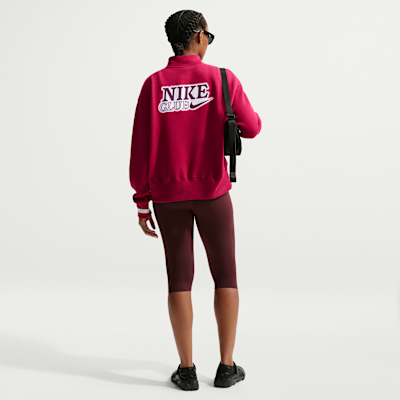 Nike Sportswear Women's Oversized 1/4-Zip Fleece Top