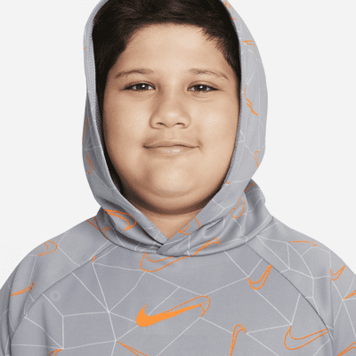 Nike Therma-FIT Big Kids' (Boys') Printed Pullover Hoodie (Extended Size)