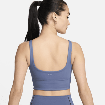 Nike Zenvy Rib Women's Light-Support Padded Longline Sports Bra