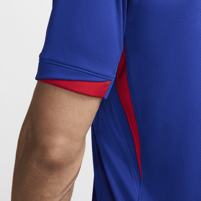 Maglia da calcio replica Nike Dri-FIT Kylian Mbappé FFF (squadra maschile) 2024/25 Stadium da uomo – Home