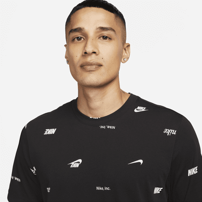 Playera con estampado en toda la prenda para hombre Nike Club