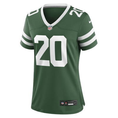 Jersey de fútbol americano Nike de la NFL Game para mujer Breece Hall New York Jets