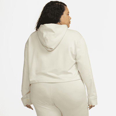 Nike Yoga Luxe Women's Cropped Fleece Hoodie (Plus Size)