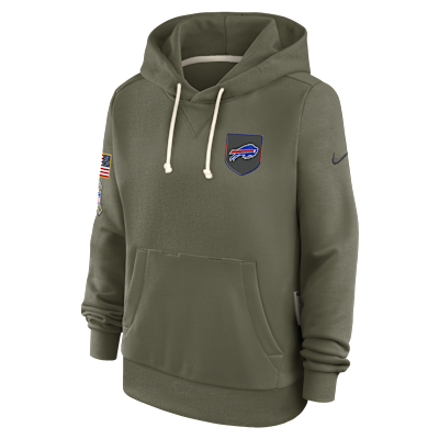 Buffalo Bills Salute to Service Sideline Women's Nike Dri-FIT NFL Pullover Hoodie