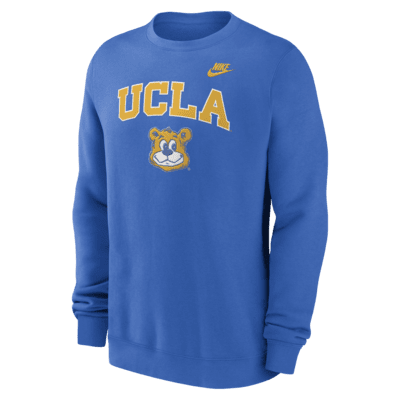 Sudadera de cuello redondo sin cierre universitaria Nike para hombre UCLA Bruins Legacy Classic Arch Over Logo