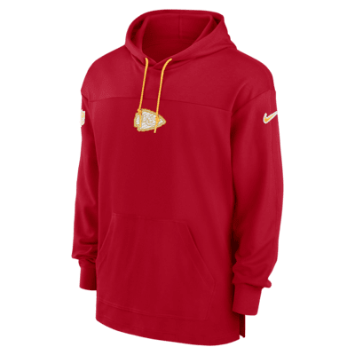 Sudadera con gorro sin cierre Nike Dri-FIT de la NFL para hombre Kansas City Chiefs Sideline Jersey