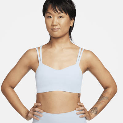 Bra deportivo de baja sujeción con almohadilla para mujer Nike Zenvy Strappy