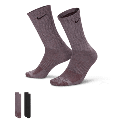 Nike Everyday Plus Cushioned Crew Socks (2 Pairs)