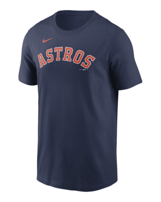 Мужская футболка Houston Astros Fuse Wordmark Nike MLB