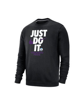 Мужской свитшот Orlando Pride Club Fleece Nike Soccer Crew-Neck