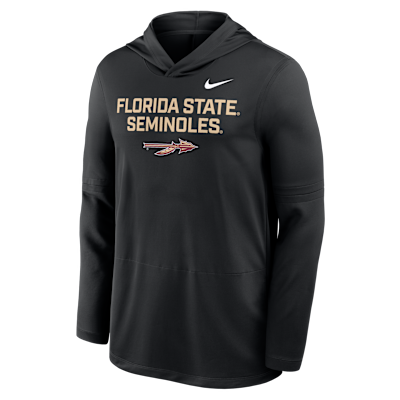 Florida State Sideline Men's Nike Dri-FIT College Long-Sleeve Hooded Top